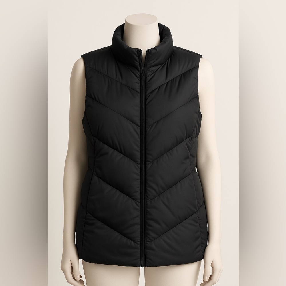 Hyba Quilted Puffer Vest Black size XXL